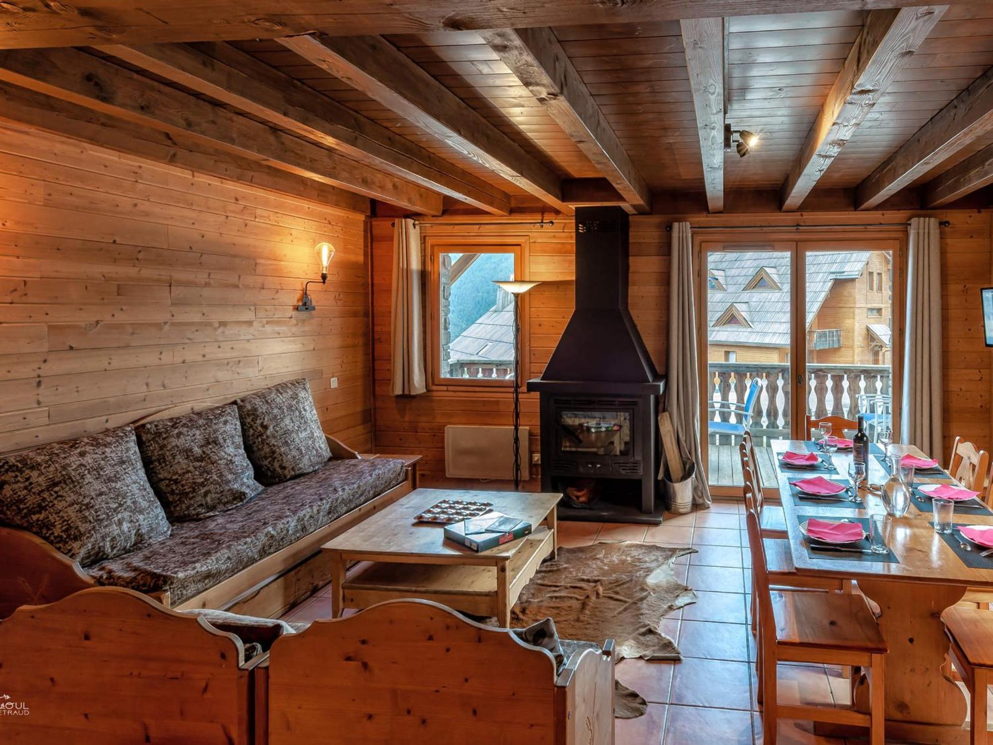 Chalet En Bois Avec 3 Chambres A Pra Loup - Fr-1-165A-47 Uvernet-Fours Exteriér fotografie